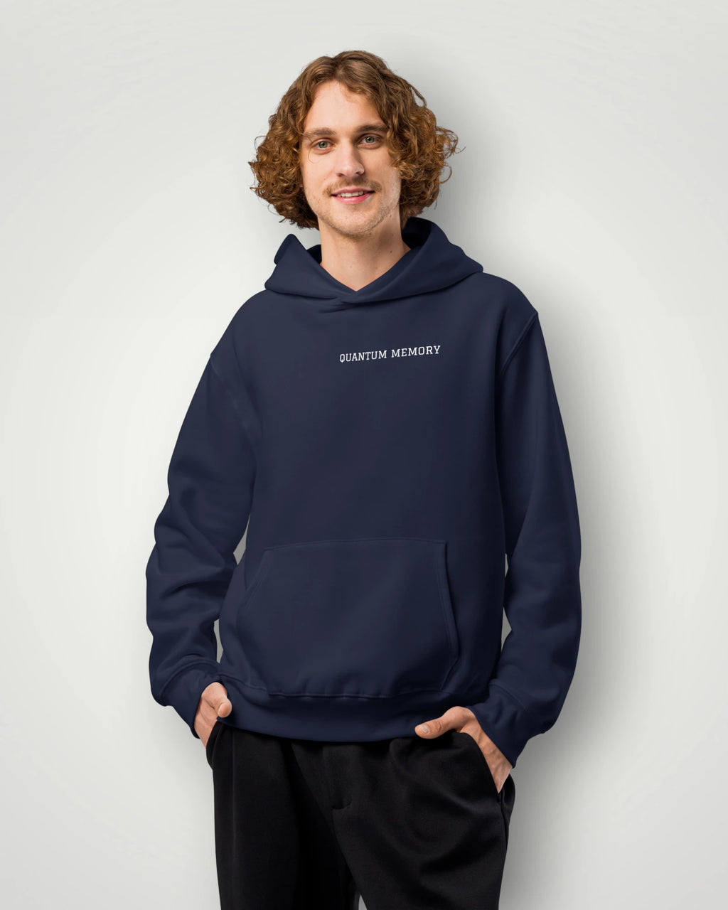 Quantum Memory Graphic Oversized Hoodie