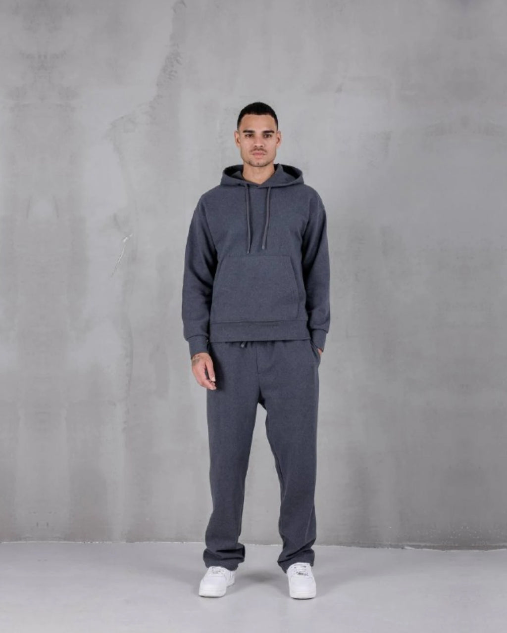 Recycled Knit Baggy Jogger Pants in anthracite, photo 1