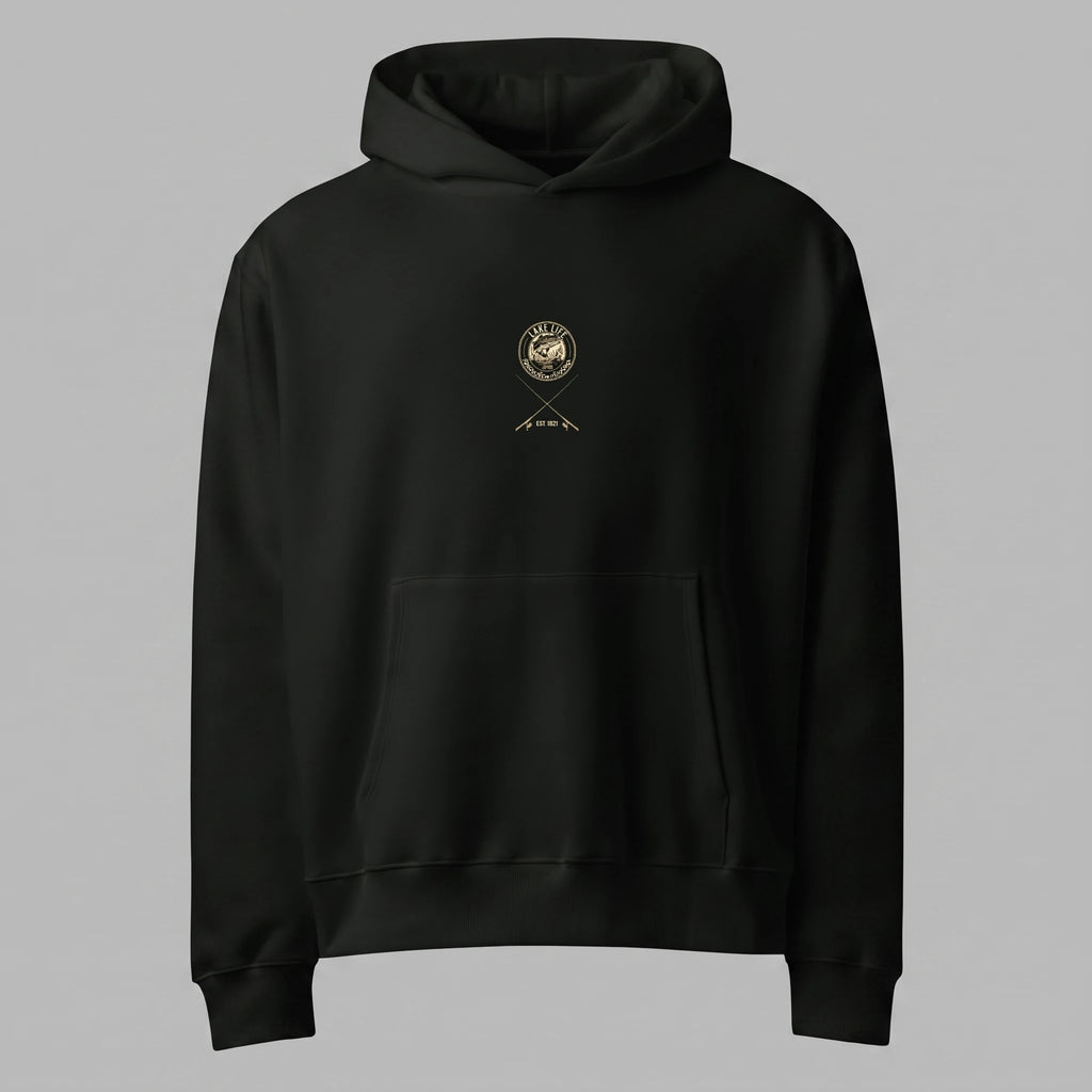 Retro Bass Fishing Oversized Hoodie