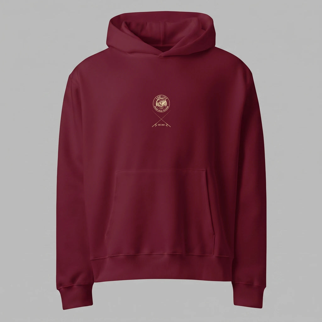 Retro Bass Fishing Oversized Hoodie