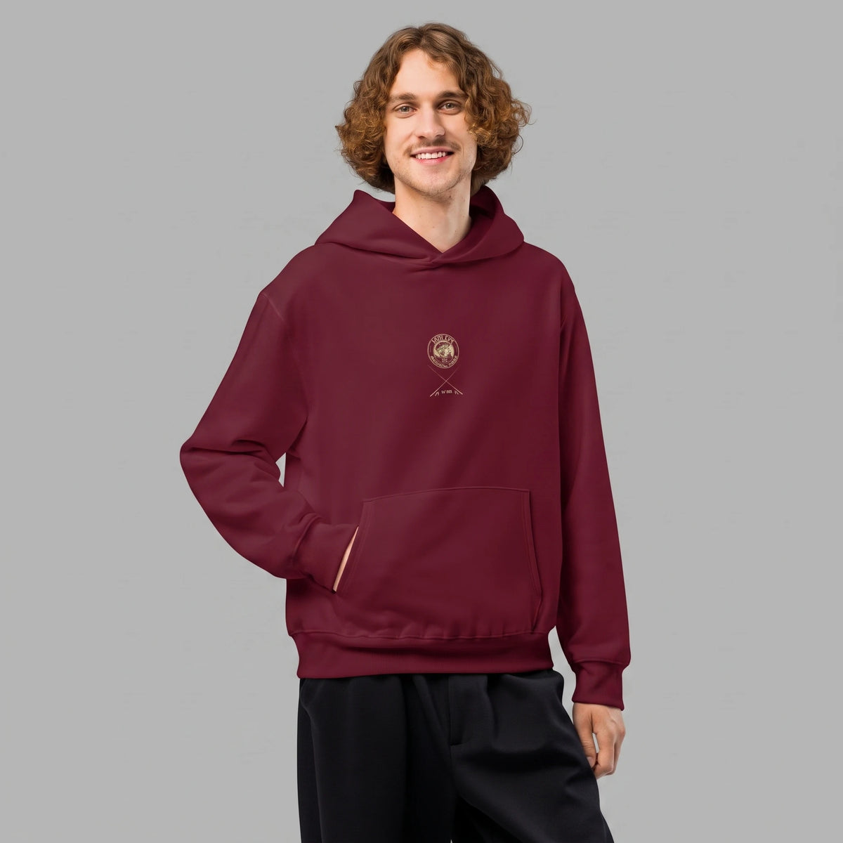 Retro Bass Fishing Oversized Hoodie