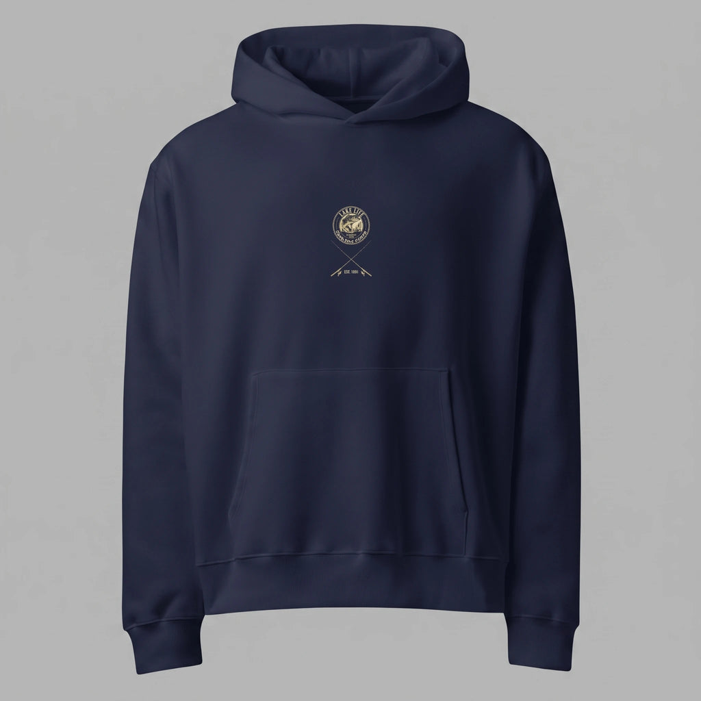 Retro Bass Fishing Oversized Hoodie