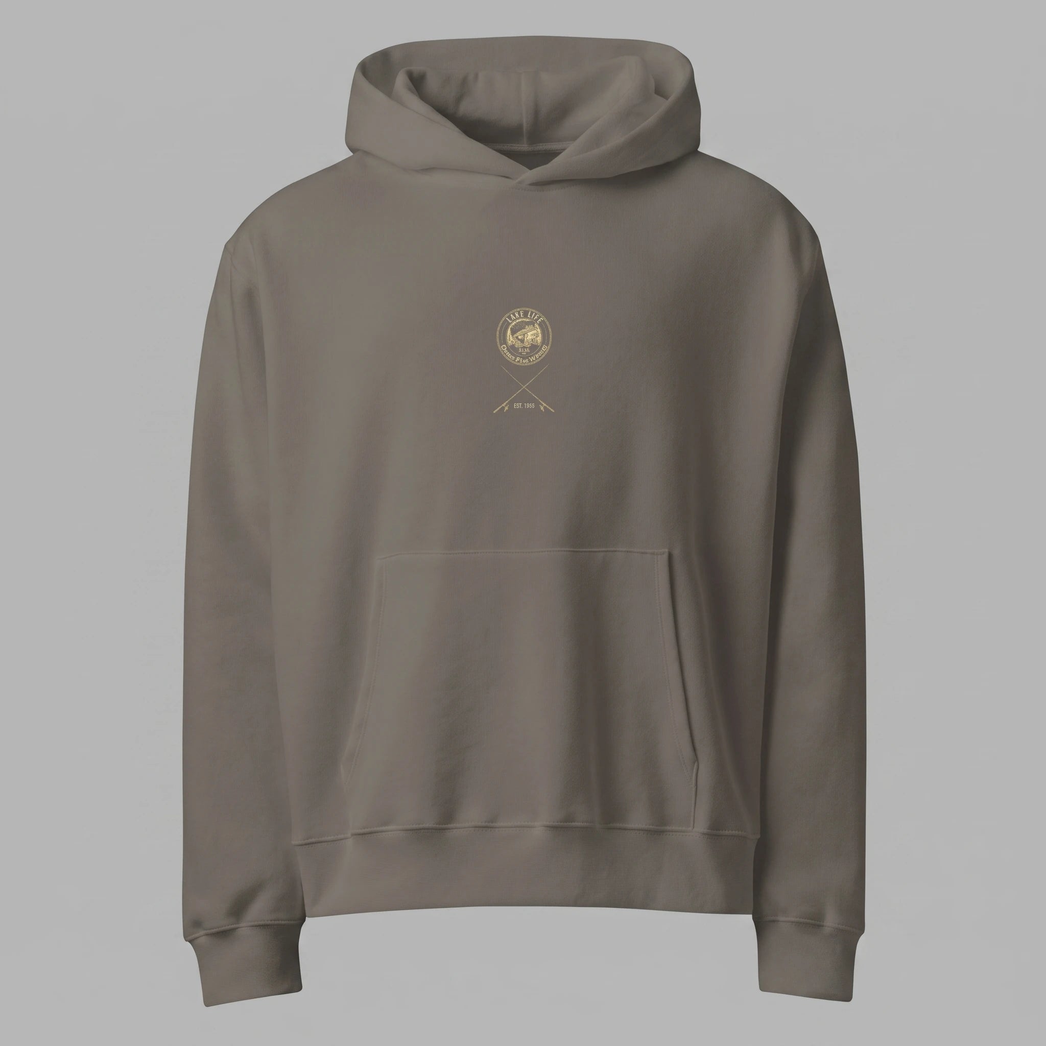 Retro Bass Fishing Oversized Hoodie