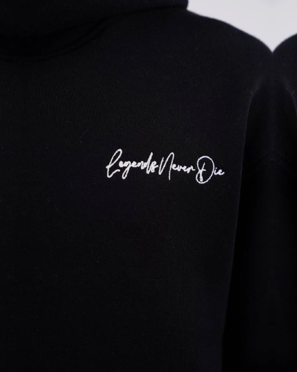Sabr Arabic Calligraphy Oversized Hoodie in black, photo 5