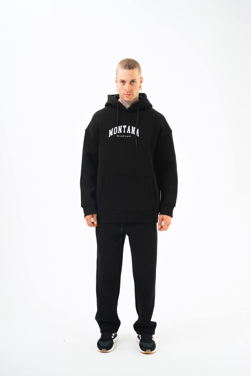 Oversize 'Scarface' Hoodie - Tony Montana Graphic Sweatshirt 'The World is Yours'