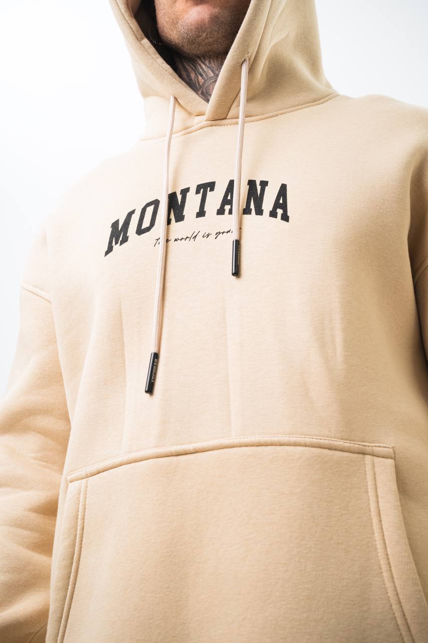 Oversize 'Scarface' Hoodie - Tony Montana Graphic Sweatshirt 'The World is Yours'