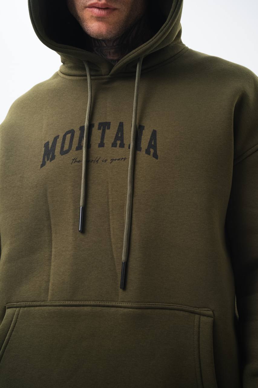 Oversize 'Scarface' Hoodie - Tony Montana Graphic Sweatshirt 'The World is Yours'