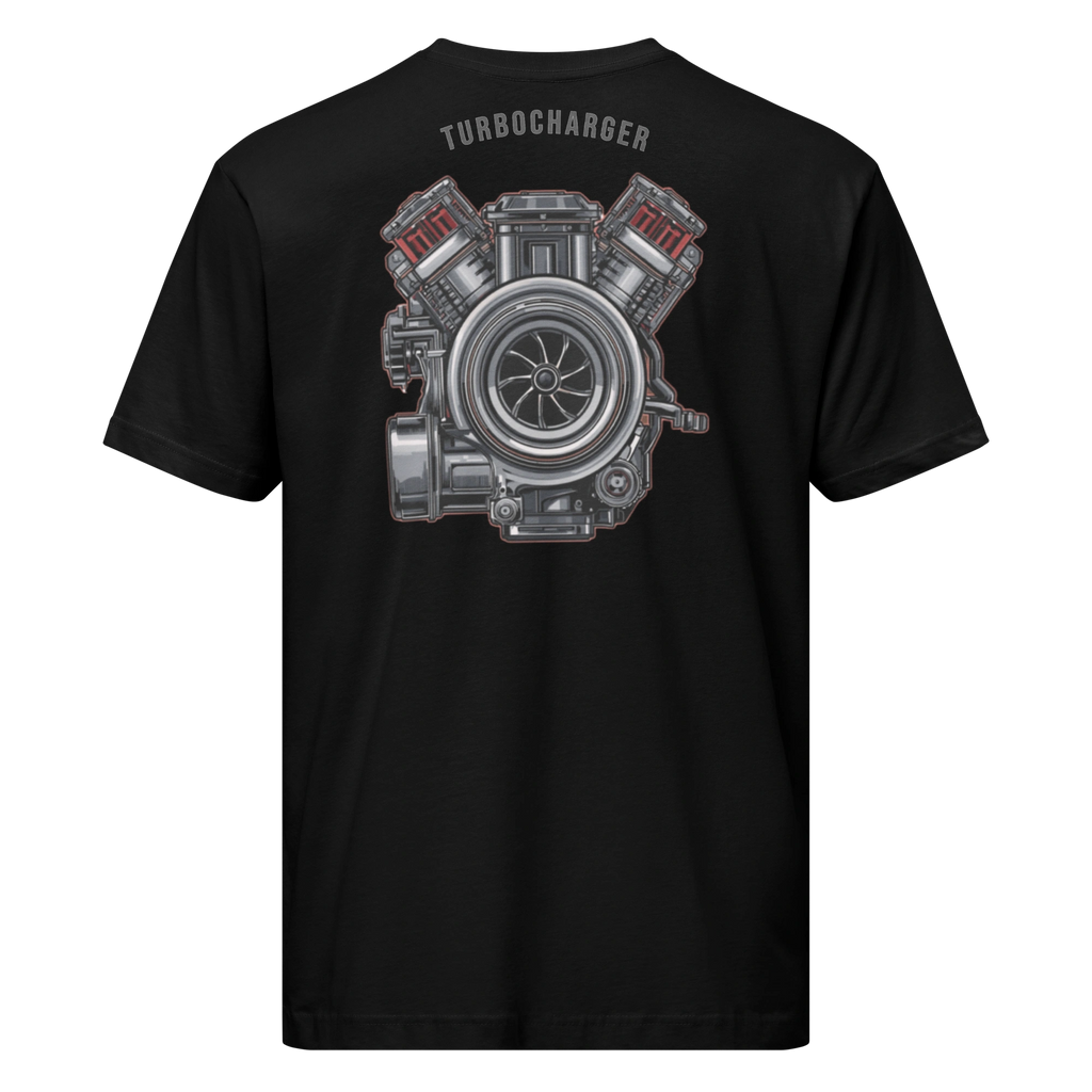 Turbocharger Engine Graphic Unisex Fine Jersey Tee