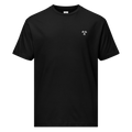 Turbocharger Engine Graphic Unisex Fine Jersey Tee – Black, front view