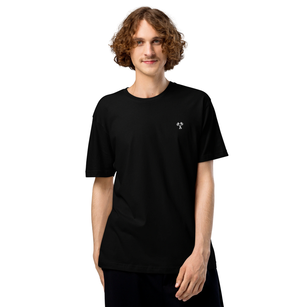 Turbocharger Engine Graphic Unisex Fine Jersey Tee