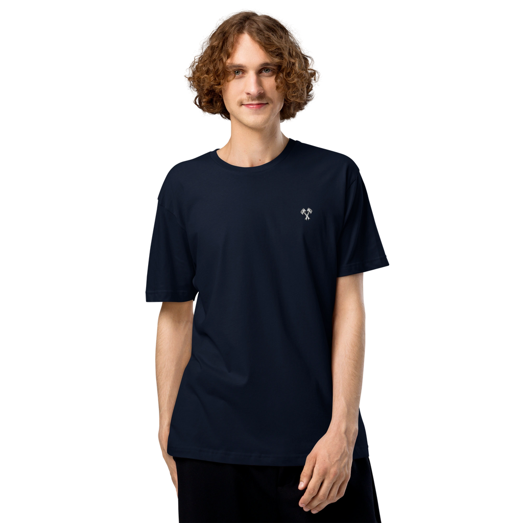 Turbocharger Engine Graphic Unisex Fine Jersey Tee
