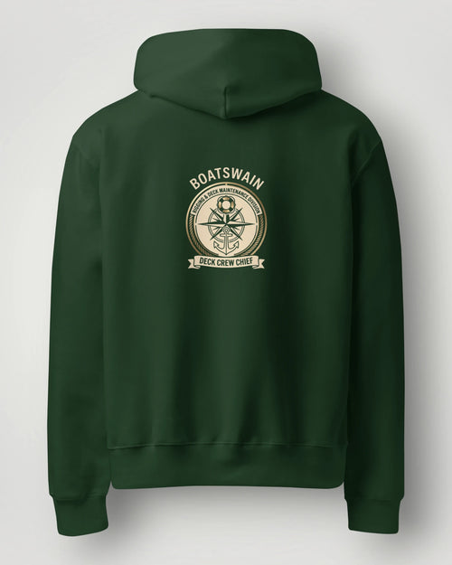 Boatswain Vintage Emblem Oversized Hoodie