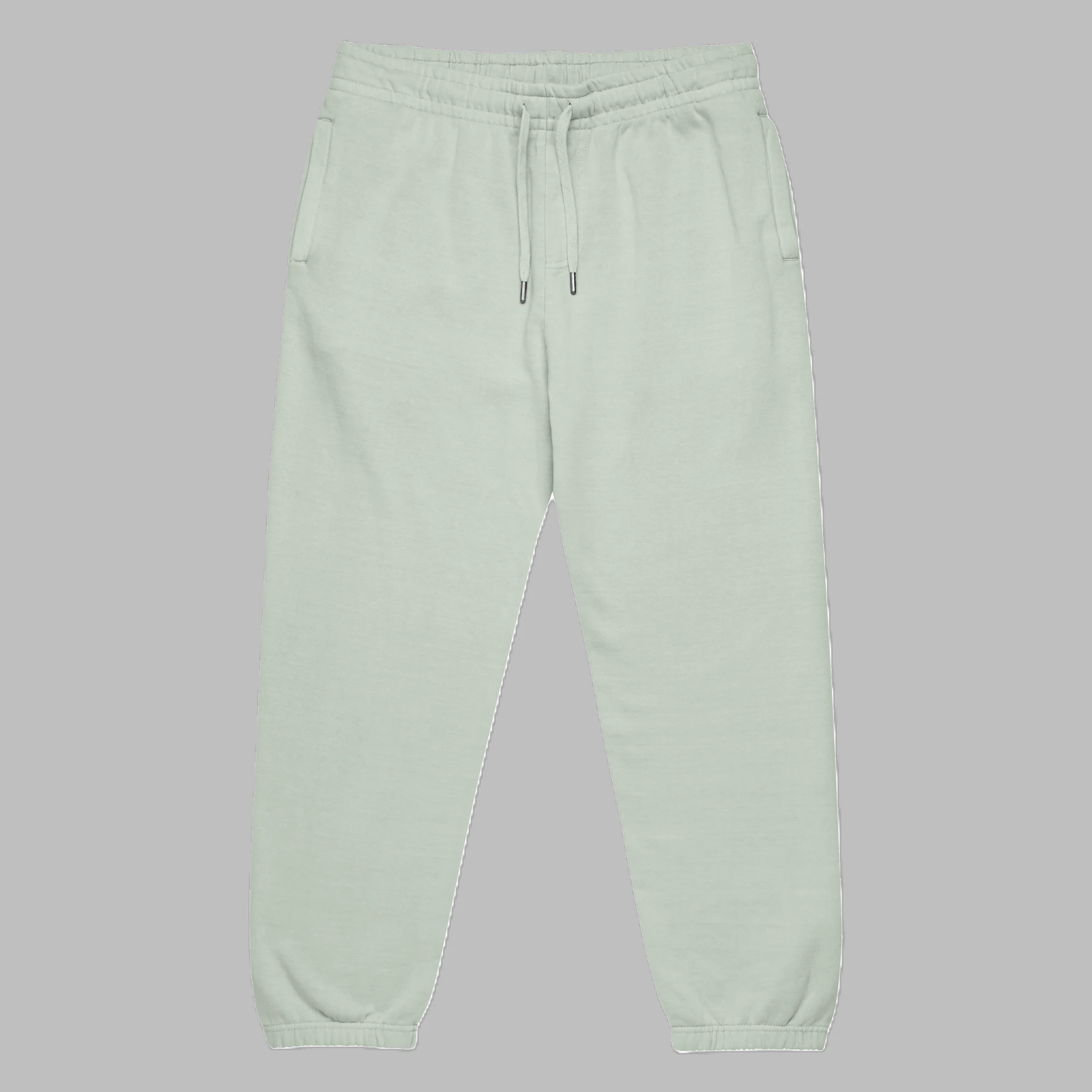 Good Vibes Pistachio Heavyweight Fleece Sweatpants Front View - Withinblack