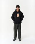 Van Gogh Sunflowers Art Oversized Hoodie in black, photo 1