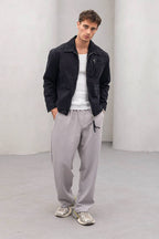 Vintage Washed Denim Jacket - Men's Streetwear Casual Jean Jacket