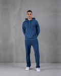 Washed Embroidered Baggy Sweatpants in blue, photo 1