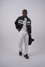 Unisex Washed Oversize Jacket - Heavyweight Gabardine Button-Up