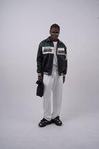 Unisex Washed Oversize Jacket - Heavyweight Gabardine Button-Up