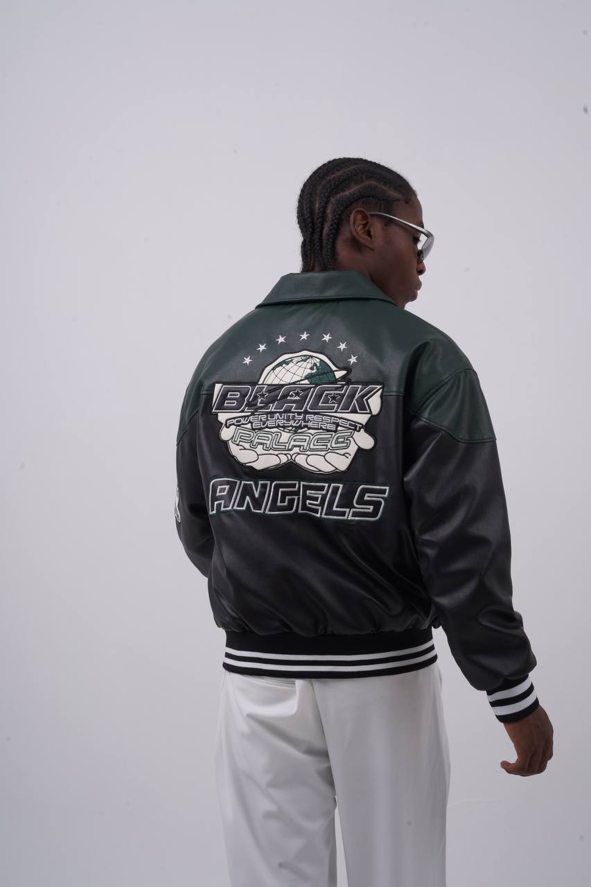 Unisex Washed Oversize Jacket - Heavyweight Gabardine Button-Up