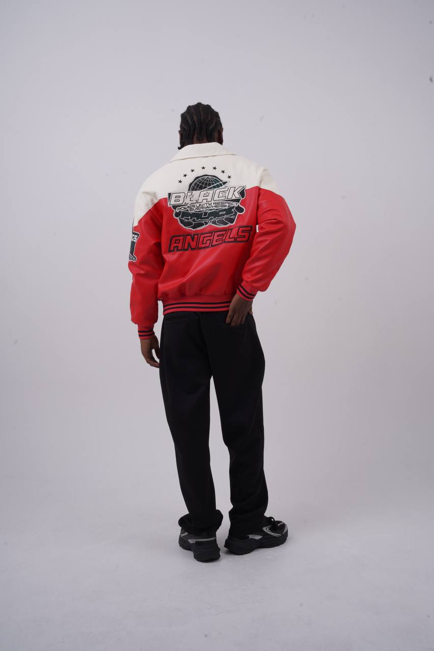 Unisex Washed Oversize Jacket - Heavyweight Gabardine Button-Up