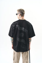 Men's Oversize Graphic T-Shirt - Wings and Sun Streetwear Tee