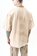 Men's Oversize Graphic T-Shirt - Wings and Sun Streetwear Tee