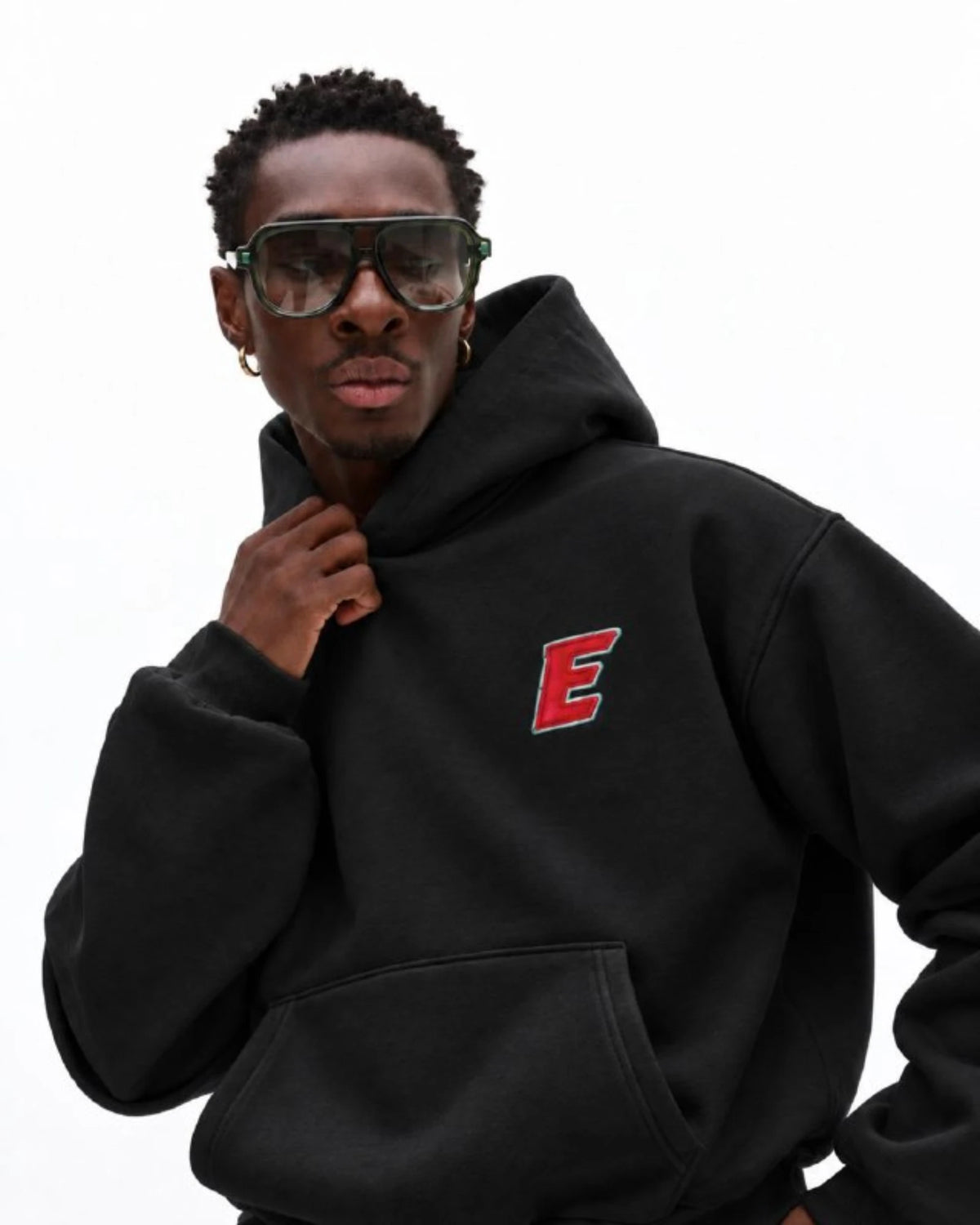 YES Hoodie in black, photo 5
